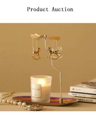 China 2021 Festival Magnetic Art Practical/Creative/Beautiful/Generous Popular Romantic Party Rotating Modern Candlestick for sale