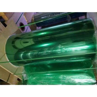 China Moisture Proof Accept Custom Green Color Pet Green Polyester Bopet Film for sale