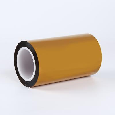 China Professional Orange Color Electrostatic Clear Protective Film Moisture Proof Backing For Adhesive Coating for sale