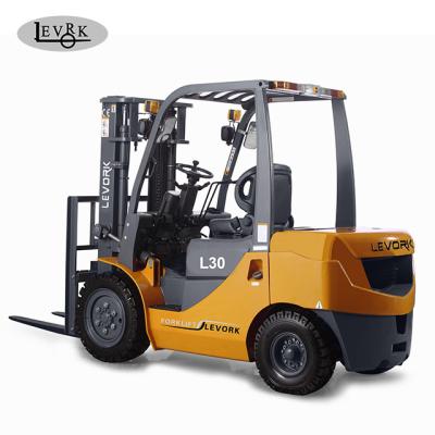 China LEVORK 2 ton 3 ton diesel forklift with good price 2500kg for sale