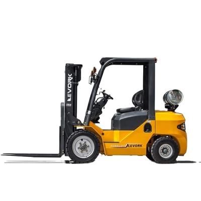 China Factory LEVORK New 2 Ton Forklift 3 Ton LPG/Gasoline Forklift With EPA Approval for sale