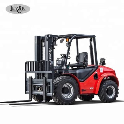 China LEVORK Material Handling Brand 3T Rough Terrain Forklift CPCY30 With Good Price for sale