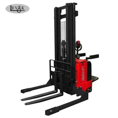 China 1.0 1.3 1.5tons adjustable wide leg straddle electric stacker 1000kg for sale