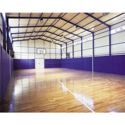 China Steel frame structure building basketball court sports basketball stadium hall for sale