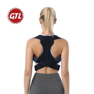 China 2021 Hot Selling Right Back Neoprene Amazon Posture Lumbar Support Belt Magnetic Back Brace Posture Corrector for sale