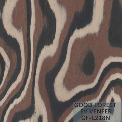 China Engineered Wood Veneer Tree Root Wood Veneer Natural / Dyed Color for sale