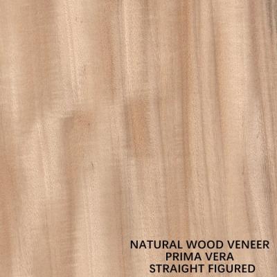 China Quarter Cut Irregular Straight Figured Prima Vera Veneer For Doors And Windows for sale