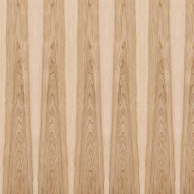 China Fancy Hickory Bicolor Crown Grain Based MDF / Particle Board Veneer Panels 2440x1220mm for sale