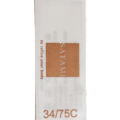 China Viable personalized custom design durable printed label woven high tenacity polyester care label for garment for sale