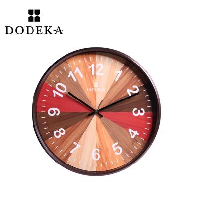 China Promotional Wooden Digital Wall Clock Wall Clock Factory for sale