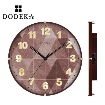 China Taiwan Contemporary Mechanism Plastic Wall Mounted Clock for sale