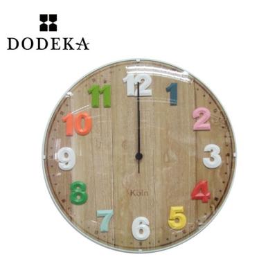 China Art Decor Face Cover Luxury Decorative Plastic Wall Clock for sale