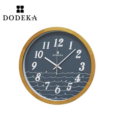 China Japan Style Taiwan Movement Mechanical Wooden Wall Clock for sale