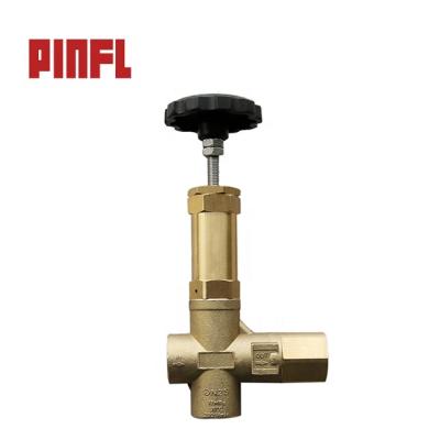 China PINFL VK200 machine brass 2900psi unloader cleaning valve, water pressure reducing valves, pressure regulator for plunger pump for sale