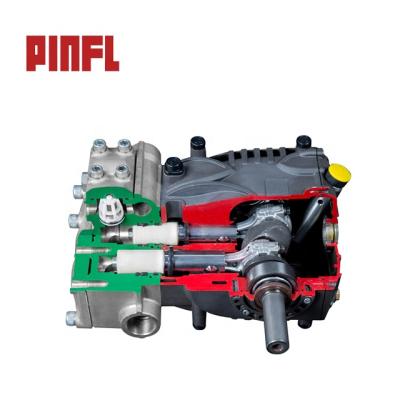 China Developing World Water Solutions PINFL 124L/min 100Bar Triplex High Pressure Plunger Pump Pump For Street Cleaning, Paint Stripping for sale