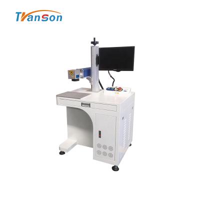 中国 Tranon MOPA JPT Laser Engraver Color Fiber Laser Engraving Machine With Windows System Price 販売のため