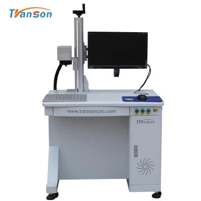 China Transon Desktop Fiber Laser Marking Machine 20w 30w 50w 100w for Metal and Nonmetal Materials for sale