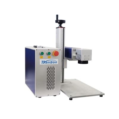 中国 Gold silver platinum brass steel 30W 50W 100W jewelry laser marking and cutting machine fiber laser engraver 販売のため