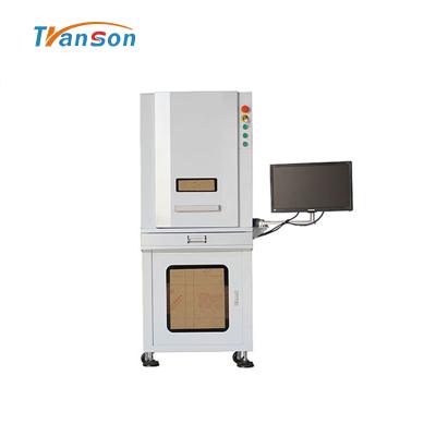 China Laser Fiber Marking machine Full Enclosed 3D Fiber Laser Engraving Marking machine zu verkaufen