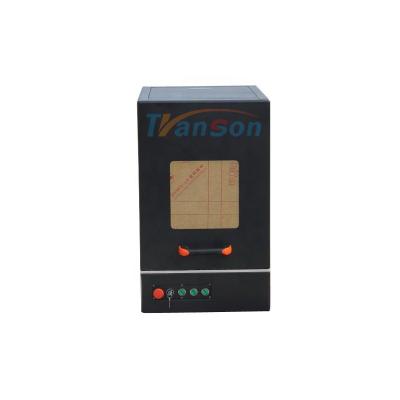 China High Power Enclosed Fiber Laser Marking Machine Mini Type with 100W Raycus Laser source zu verkaufen