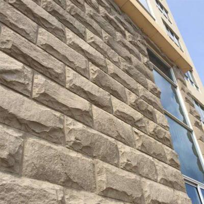 China ECO New Design Mushroom Flexible Stone Exterior Panel One Level Fire Resist Wall Cladding Customize Color for sale