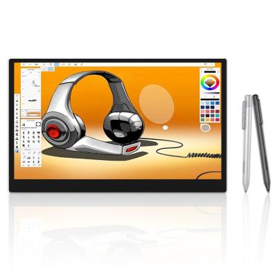 China Graphics Design PCT Pen Display 13.3 Inch Portable Graphics Monitor Drawing Tablet with Full-Laminated Touch Screen MPP Tilt Stylus for Art for sale