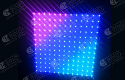 China 169 Pixels DMX512 LED Light Wall Panels 400x400mm LED DMX Panel For Events for sale