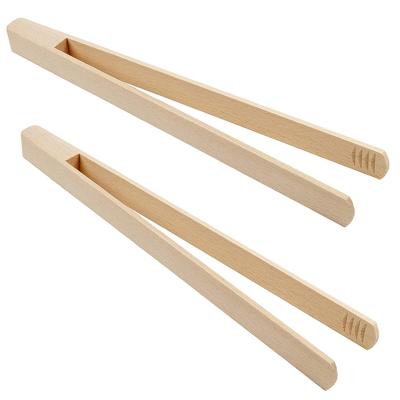 China Factory Outlet Sustainable High Quality Kitchen Tools Accessories Wooden Tong For Dessert for sale