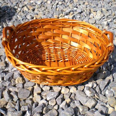 China Folding Custom Design Woven Natural Wicker Food Gift Gift Basket for sale