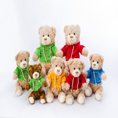 China Custom Logo Small Teddy Bears Soft Plush Stuffed Bear Stocked Toy for sale