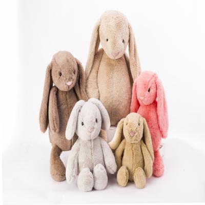 China Custom Gift Rabbit Stuffed Bunny With Long Ears Plush Pink Rabbit Baby Gift Soft Stuffed Bunny Toy Plush Bunny for sale