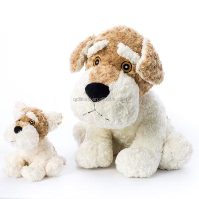 China Customized Eco - Friendly Plush Toys Stuffed Natural Squeaky Dog for sale