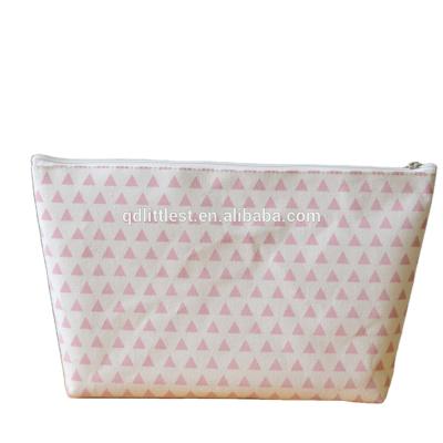 China Eco - Friendly Custom Promotional Women Makeup Bag , Women Travel Cosmetic Bag , Printed Cosmetic Pouch for sale