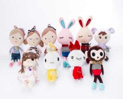 China Custom Eco-Friendly Plush Doll For Kids Gift Cute Baby Plush Stuffed Toys Girls for sale