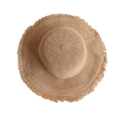 China Wholesale Character Summer Fashion Women Straw Hat Female Breathable Fedora Panama Hats for sale