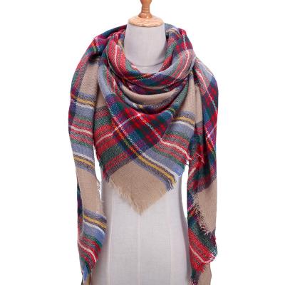 China Cashmere Check Cashmere Check Unisex Classic Plaid Scarf British Scottish Scarves for sale