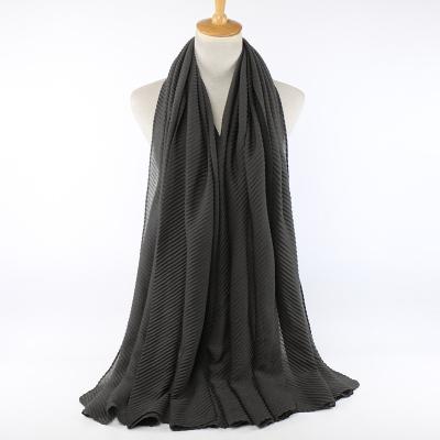 China New Style Chiffon Muslim Chiffon Hijab Scarf Ladies Simple Shawls And Wraps for sale