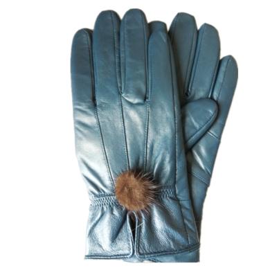 China Simply 2021 Winter Warm Driving Selling Sheepskin Gloves for sale