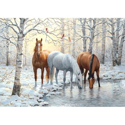 China 2022 wholesale diy diamond painting horse 5d diamond painting eco-friendly home decoration for sale