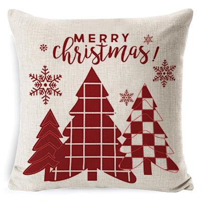 China Sofa Decoration Christmas Pillow Case New Hot Series Sofa Embroidered Printed Custom Home Decorating Christamas for sale