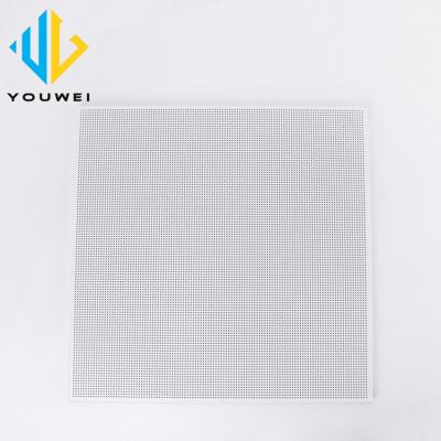 China Artistic Ceilings Factory Selling Soundproof Perforated Metal Aluminum Ceiling Panel for sale