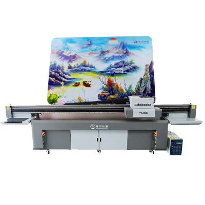 China Building Material Shops Factory price DTG digital Large Format UV Flatbed inkjet printer machine for Banner printing for sale