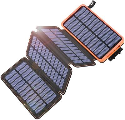 China 8000mAh Power Convenient Power Bank Foldable Charging Treasure Cell Phone Outdoor Rainproof Solar Solar Charger for sale