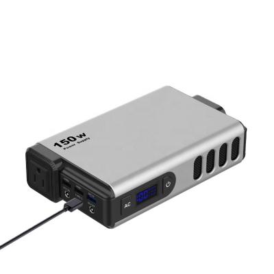 China Type C 150w Portable Battery Charging Bank Portable Power Station for sale