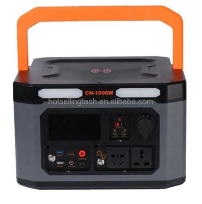 China Type C 1000w Power Bank Station Supply Portable Generator Mini Lithium Solar Generators for sale