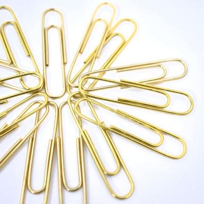 China School Japan Most Popular Bronze Color 200 PCS Vinyl Coated 33mm In Zip Lock Bag Standup Paper Clips for sale