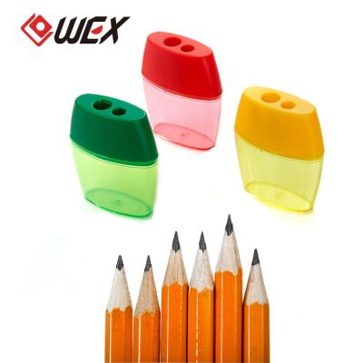 China Cute Plastic Student Fancy Pencil Sharpener Patented Colorful High Quality Steel Classroom 10.5mm Hand Held School Hand Held 8 Hole 8 Blade Plastic Pencil Sharpener for sale