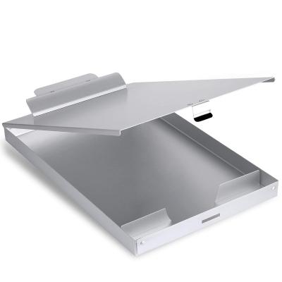 China Heavy Duty Paper Clipboard Storage Box Heavy Duty Metal Clipboard Clipboard Aluminum Metal Shape Holder Folder for sale