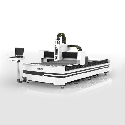 China Laser CUTTING FHBS 3 meters long open table cut 6mm stainless steel fiber laser cutting machine price 1000w in china for sale