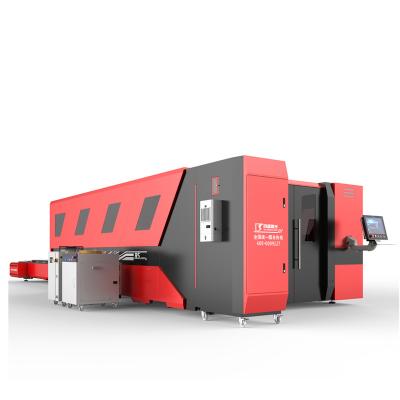 China Laser CUT FHBS 1kw laser cutting 5mm stainless steel carbon steel aluminumand metal copper laser cutting cutting machine with full cover for sale